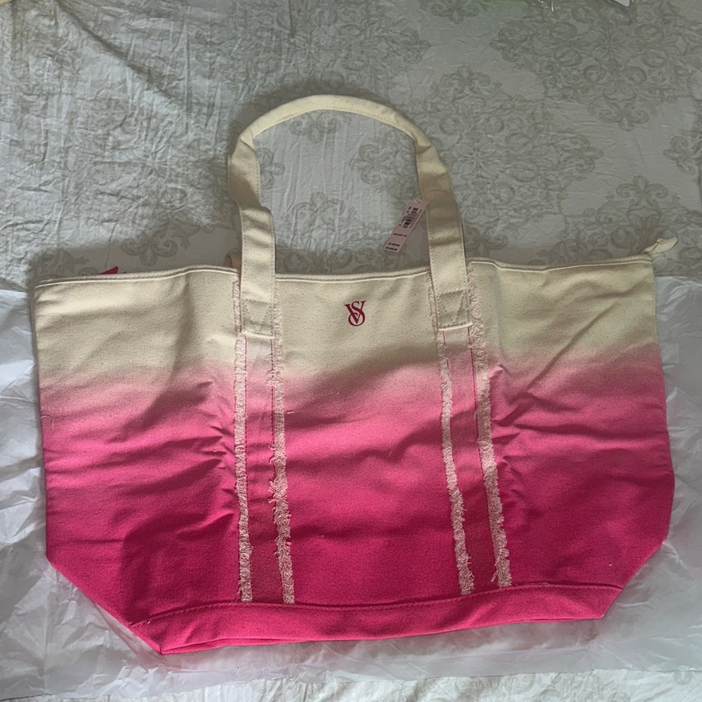Victoria’s Secret Ombre Canvas Tote Bag